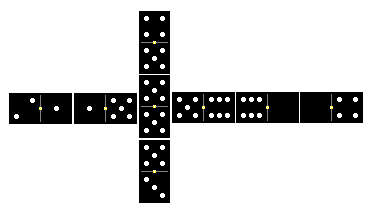 ordinary cross dominoes