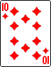 10 of diamonds