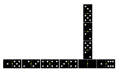 triangle double cross dominoes