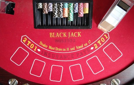 Blackjack table layout